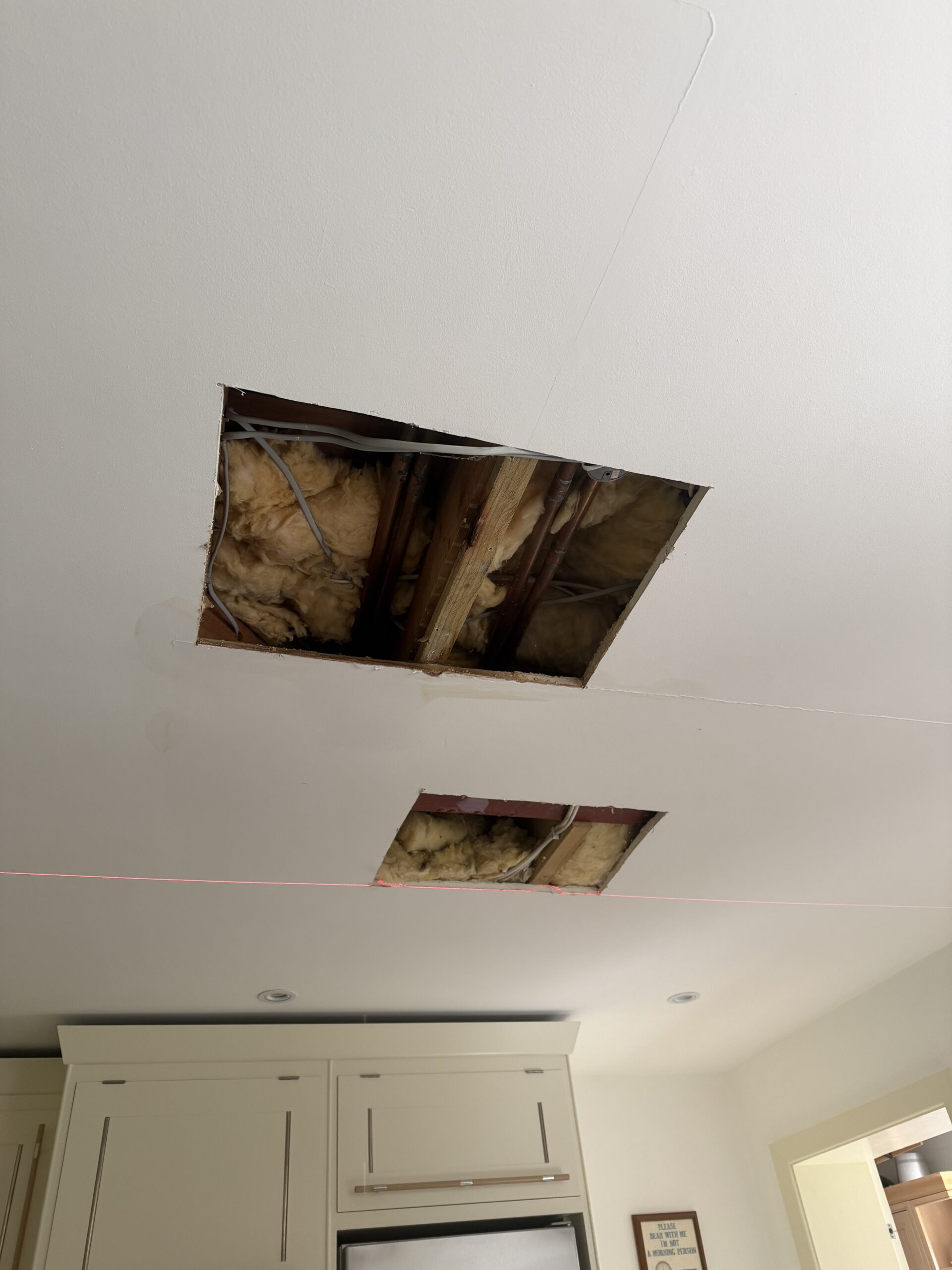 Ceiling investigation